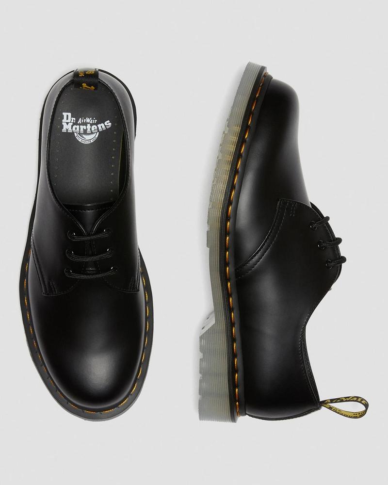 Dr Martens 1461 Iced Smooth Læder Oxford Sko Dame Sort | DK 350QMA